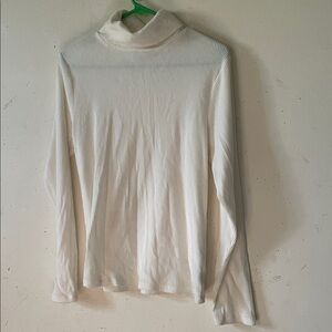 Old Navy Cream Turtleneck Top